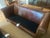 VIntage Pair of Ralph Lauren Home Brompton Leather Sofas-Cognac Leather, Nailhead Trim & Custom Upholstery For Sale - Image 12 of 17