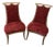 Pair of French Regency Revival Slipper Chairs, Double-Pierced Crest, C. 1920-1940 For Sale