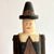 Wolf Creek Folk Art Signed Pilgrim Man Karen Rankin 1989 Wood Carved Painted Figurine For Sale - Image 12 of 13