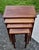 Inlaid Mahogany Nesting Tables Vintage Set of 4 Stacking Tables For Sale - Image 12 of 18