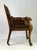 Pair of Theodore Alexander Regency Style Carved Lion & Hairy Paw Caster Armchairs in Brown Leather For Sale - Image 11 of 17