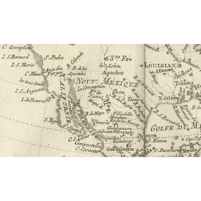 Enlightenment Map by Rigobert Bonne, 1780 For Sale - Image 9 of 10