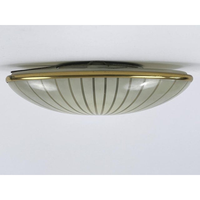Metal Mid-Century Modern Sconce or Flush Mount, Germany, 1950s For Sale - Image 7 of 18