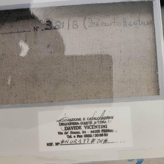 Proietti Norberto, Untitled, 1990s, Acrylic on Drawing, Framed For Sale - Image 9 of 12