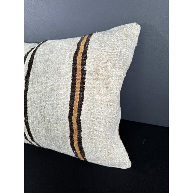 Turkish Hemp Pillow Cushion Natural Beige Brown Pillow Cushion Cover 16 "x 24" #30006 Enhance your home decor with our...