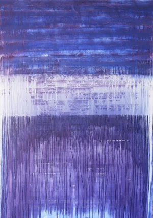 "(A Bottle Of) Grapefruit Juice Every Day" " Large Abstract Acrylic Painting by Simon Findlay