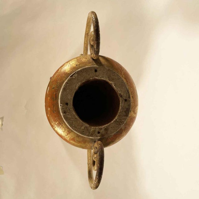 Palm Holders in Lacquered and Gilded Wood, Set of 2 For Sale - Image 6 of 7