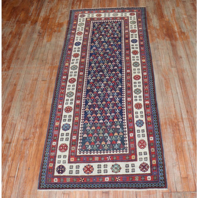 Late 19th Century Caucasian Talish Runner