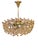 Brass and Crystal Glass Chandelier from Palwa, 1970s For Sale - Image 9 of 9