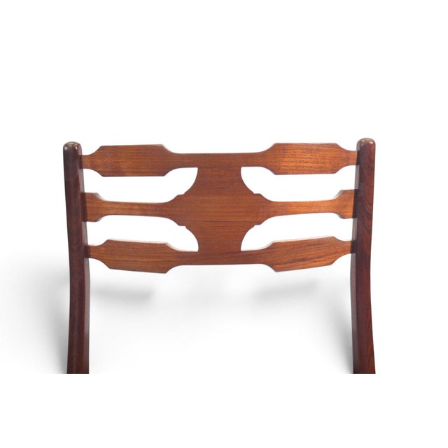 1960s Set of Six Danish Modern Dining Chairs in Teak For Sale - Image 9 of 13