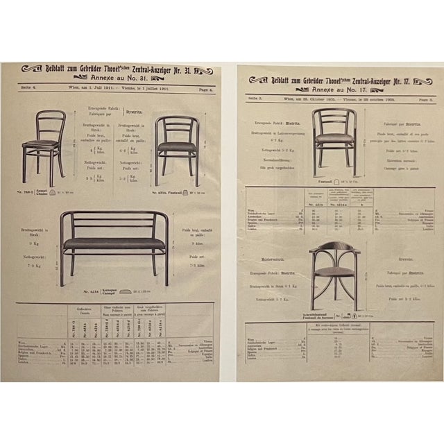 Cream Art Nouveau Table by Adolf Loos and Armchairs by Otto Wagner, Vienna, Austria, 1902-1905, Set of 3 For Sale - Image 8 of 18
