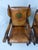 Set of Antique Leather Armchairs with Carps Print, 1890s For Sale - Image 15 of 18