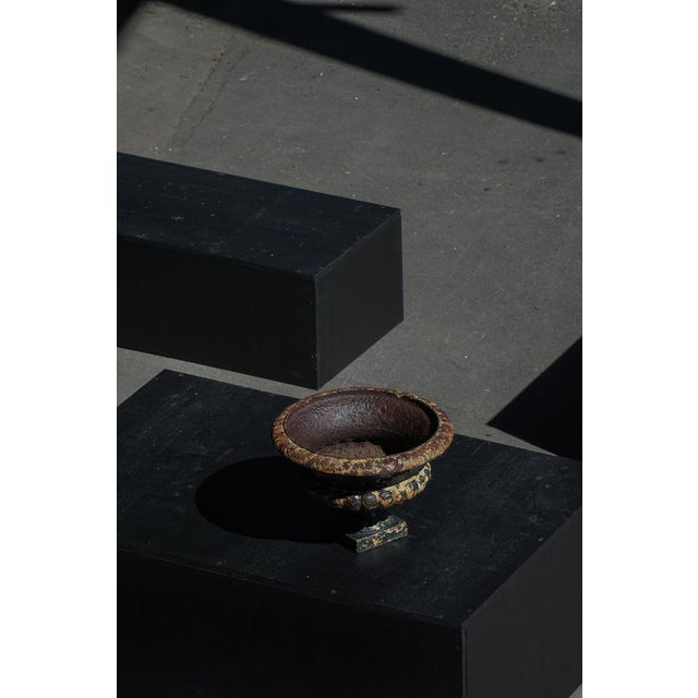 Antique French Cast Iron Garden Planter, 1920s For Sale - Image 10 of 13