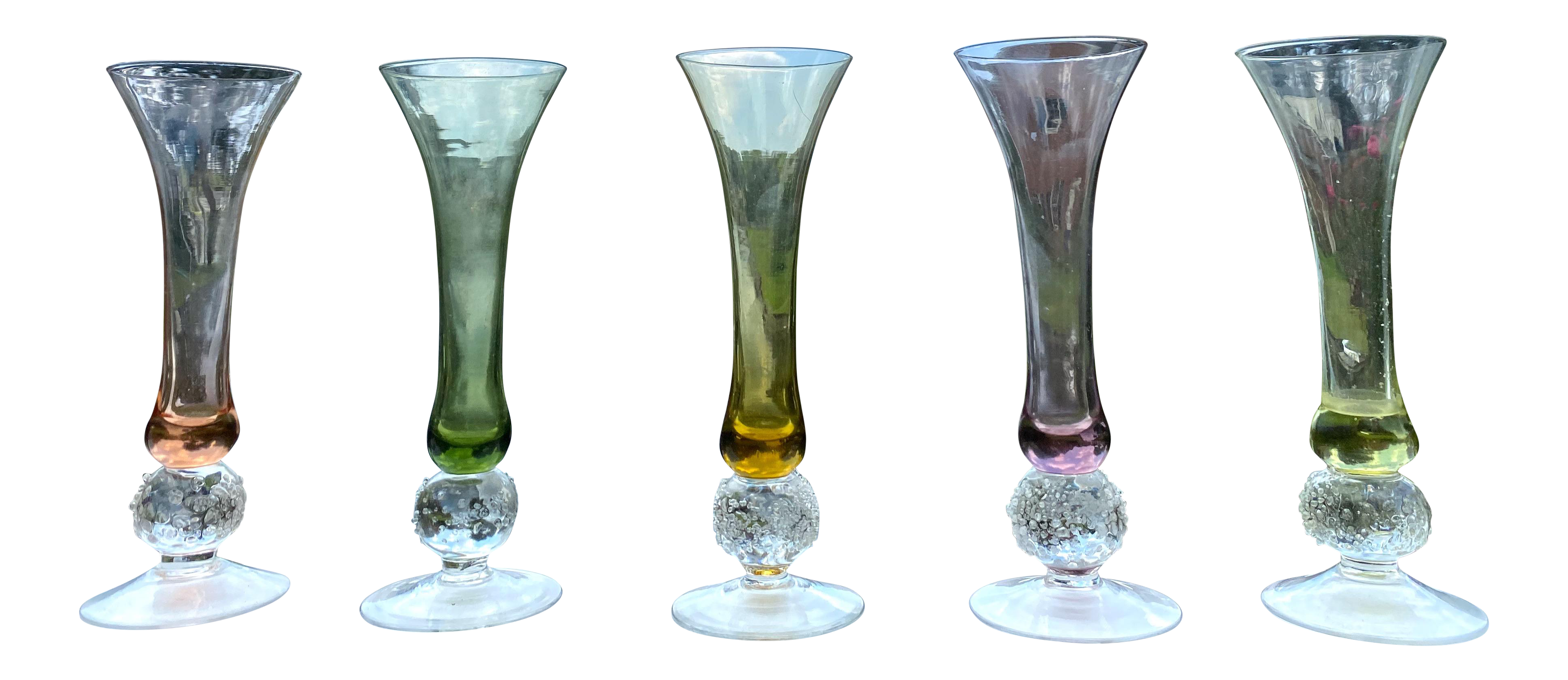 Vintage champagne glasses for sale clearance