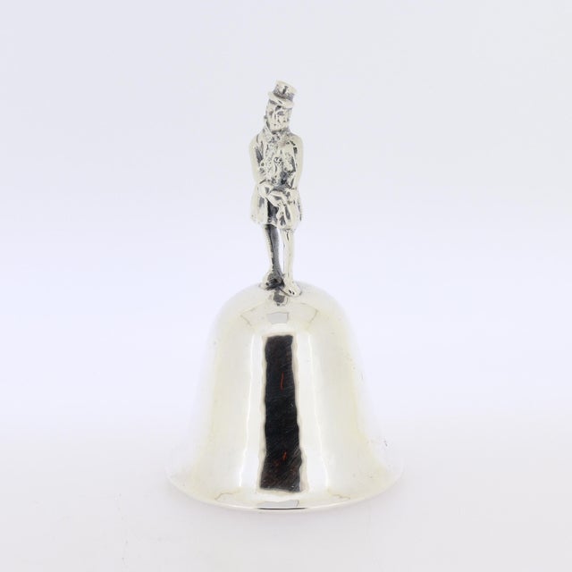 Cartier Late 20th Century Cartier Sterling Silver Table Bell With Figural Handle For Sale - Image 4 of 16