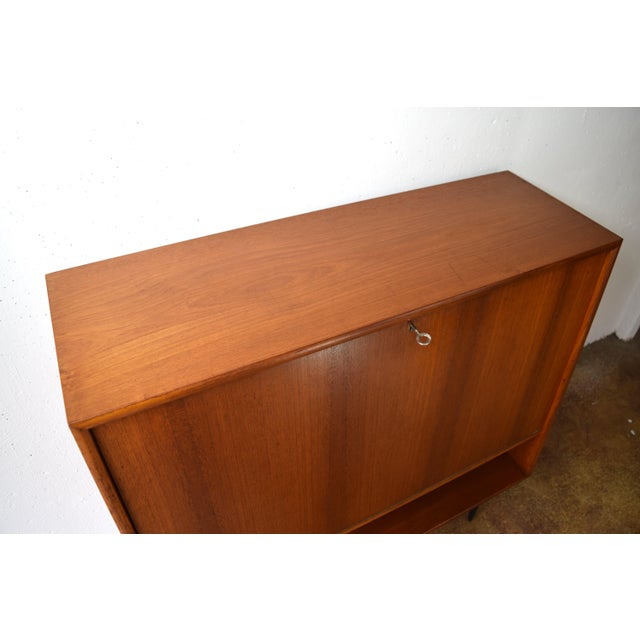 Mid-Century Modern Mid-Century Modern Teak Highboard from WK Möbel For Sale - Image 3 of 7
