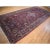 1930s 1930 9'x19'4" Barn Red Antique Persian Sarouk Rare Gallery Size Hand Knotted Wool Rug For Sale - Image 5 of 10
