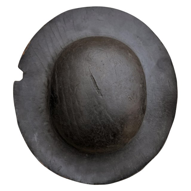 Brown Set of Five 19th Century French Leather Miner's Hats For Sale - Image 8 of 17