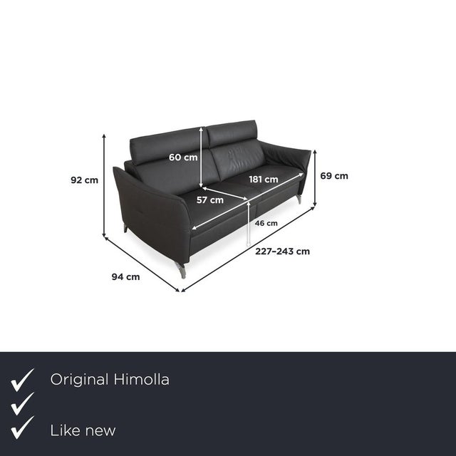 The Himolla Weilheim is a prime example of combining classic comfort with modern functionality. In this timeless dark...