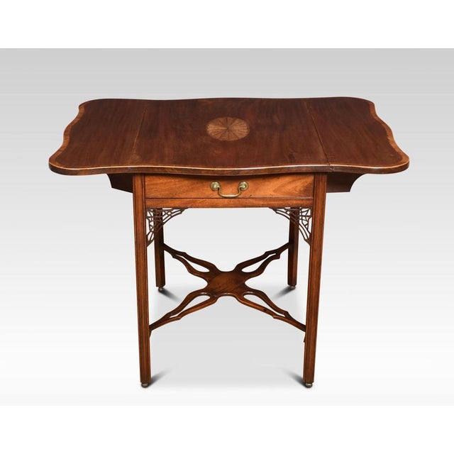 George III Mahogany Pembroke Table For Sale - Image 4 of 9