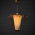 Mid-Century Scandinavian Pendant Lamp in Brass and Glass, Sweden, 1950s For Sale - Image 4 of 11