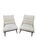 Mid 20th Century Slipper Chairs by Kroehler With Walnut Base, Newly Reupholstered – Pair For Sale In Chicago - Image 6 of 7