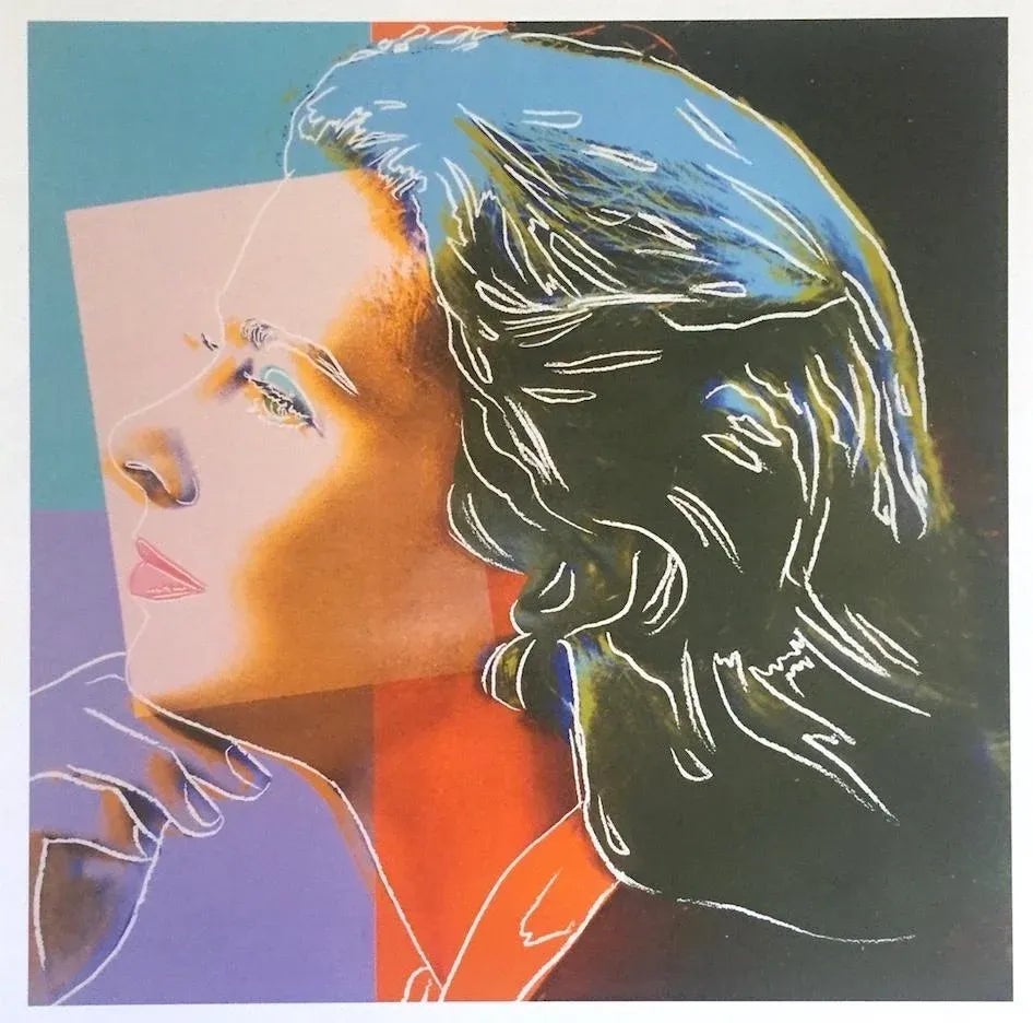 Andy Warhol Estate Vintage 1989 Pop Art Lithograph Print 