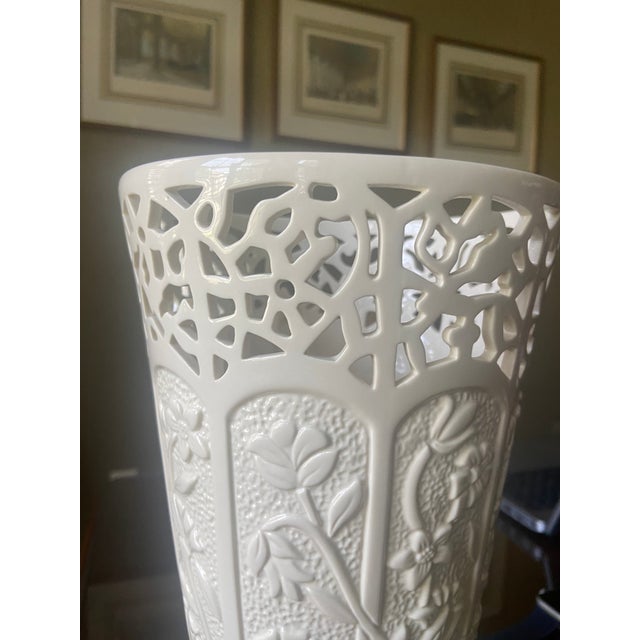 Traditional 1990s Jasmine Lenox Vase For Sale - Image 3 of 4
