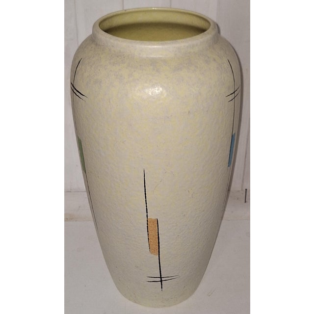 Mid-Century German Ceramic Model Number 624-45 Vase, 1950s, in Very Good conditions. Designed 1950 to 1959