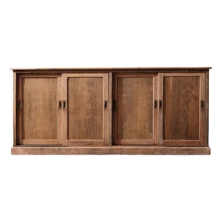 19th Century French Oak & Pinewood Buffet For Sale