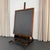 Black Early 20th Century Large Schoolhouse Oak Framed Slate Chalkboard For Sale - Image 8 of 11