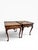 Baker Furniture Company 1960s Pair of Baker Furniture French Provincial Burl Walnut Side Tables For Sale - Image 4 of 12