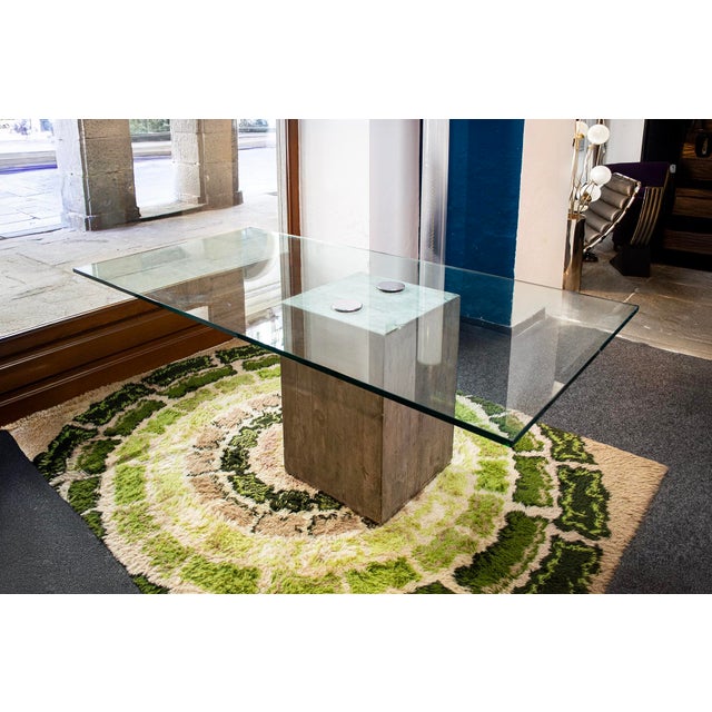 1970s Dining Table by Sergio and Giorgio Saporiti from Saporiti Italia, 1972 For Sale - Image 5 of 5
