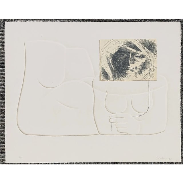 1983 Jorge Dumas Michele Female Nude Lithograph For Sale - Image 4 of 4