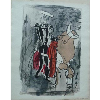 Georges Braque, Bullfighter, Lithograph For Sale