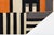 Mid-Century Modern Contemporary Geometric Wool Kilim Rug – Mid-Century Modern Abstract Flat-Weave For Sale - Image 3 of 12