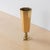 French 1950s French Brass Faceted Vase For Sale - Image 3 of 10