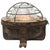 French industrial scone, cast iron wall light by ch. & g. Grimmeisen, paris, france rust brown cast iron with clear...