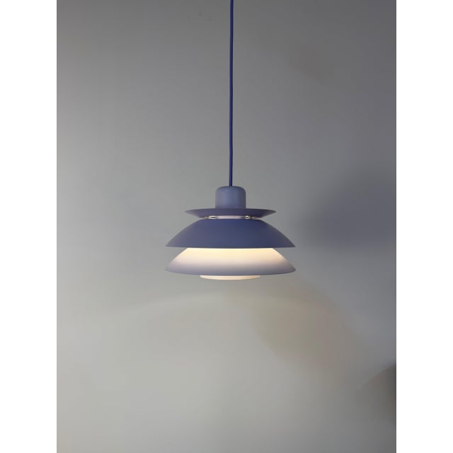 Type 776 Lilac Louvered Lamp from Horn For Sale - Image 6 of 11