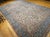 Vintage Oversized Persian Kerman Lavar Rug, Hand-Knotted Wool, Allover Vase Pattern, Ivory & Blue, 11’ X 19’ For Sale - Image 9 of 18