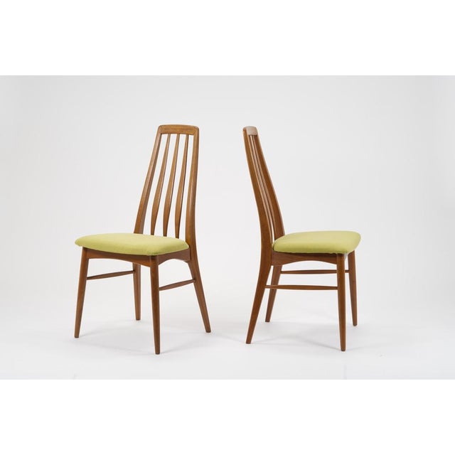 Wood Danish Teak Eva Chairs by Niels Koefoed for Koefoeds Hornslet, 1960s, Set of 6 For Sale - Image 7 of 18