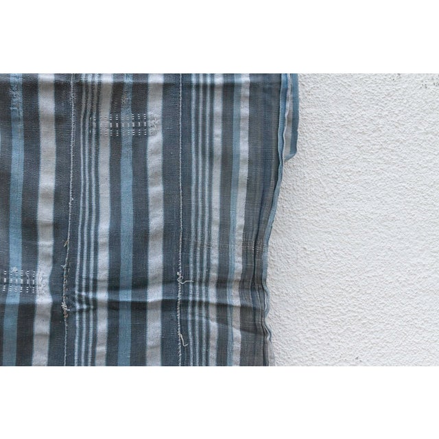 1960s Celeska Indigo Mud Cloth For Sale - Image 5 of 7