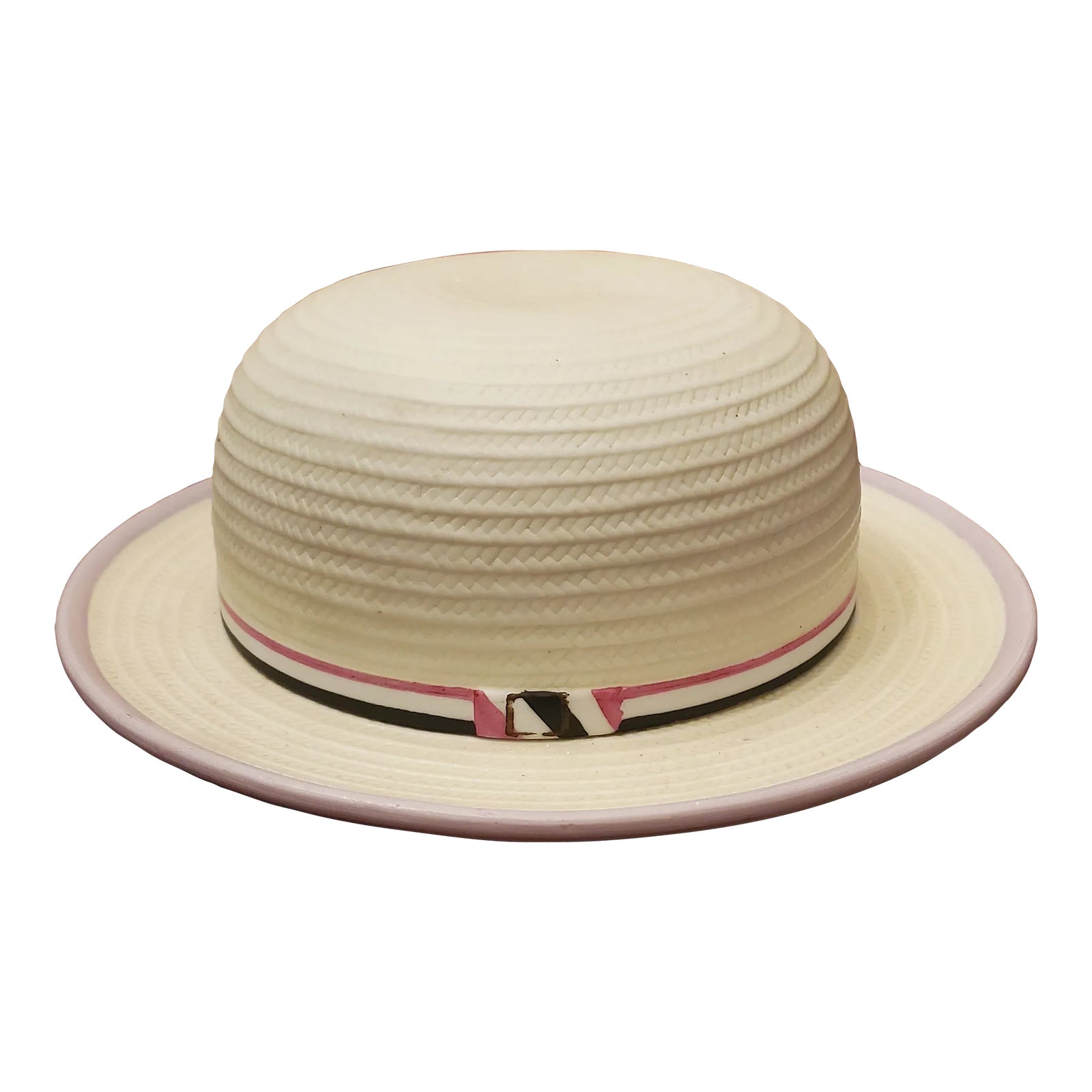Faux Straw Hat