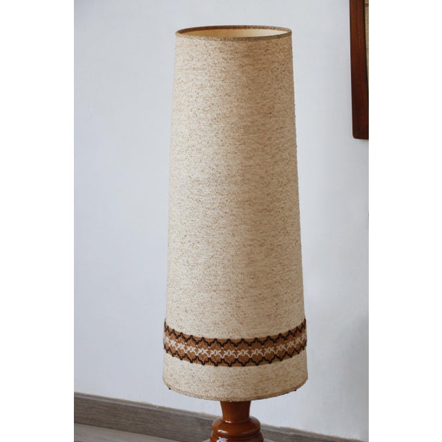 Mid-Century Modern Vintage Ceramic Lamp, 1970s For Sale - Image 3 of 13