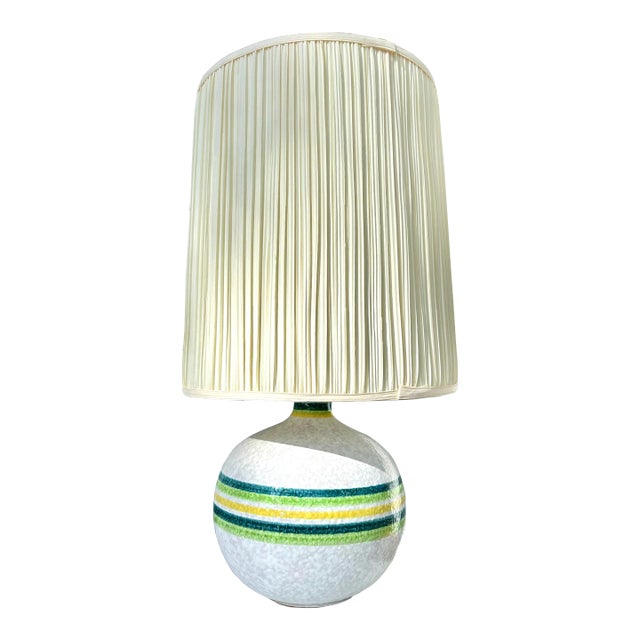 Mid Century Modern Italian Ceramic Lamp For Sale