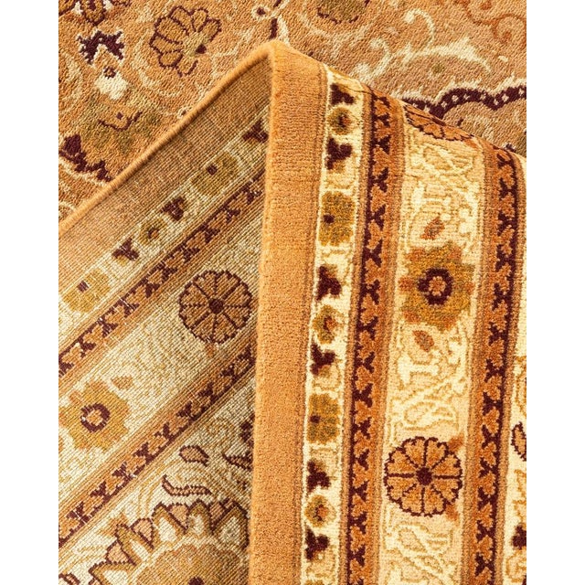 Mogul, One-of-a-Kind Hand-Knotted Area Rug in Brown, 8' 3" x 10' 9" For Sale In New York - Image 6 of 8