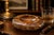 A stunning vintage ashtray crafted entirely from natural onyx, an iconic piece of 1960s Italian design. This piece stands...
