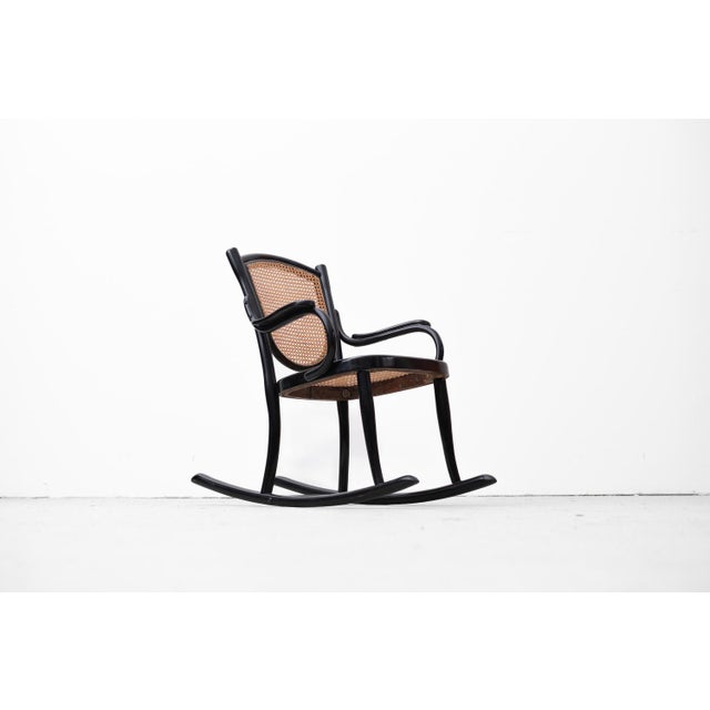 Art Nouveau Children's Rocking Chair by Marcel Kammerer for Gebrüder Thonet, 1910 For Sale - Image 6 of 18