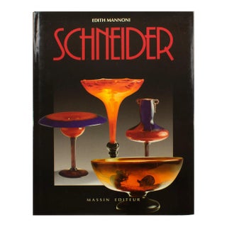 Schneider Glass, French-English Book by Edith Mannoni, 1992 For Sale