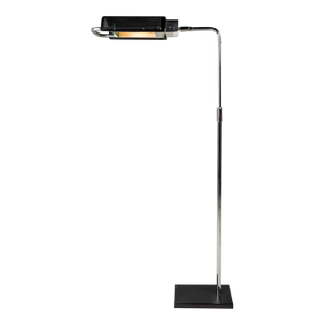 1960s Mid-Century Modern Koch & Lowy Industrial Omi "Eyeshade" Adjustable Floor Lamp